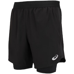 Bermuda ASICS Masculina 7" 2 Em 1 Mesh Lateral - Foto 8