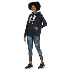 Blusa de Moletom Under Armour Feminina com Capuz Rival Fleece Log - Foto 4
