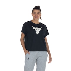 Camiseta Under Armour Manga Curta Project Rock - Feminina - Foto 2