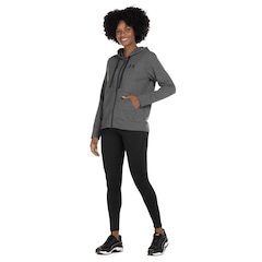 Jaqueta de Moletom Under Armour com Capuz Rival Terry FZ - Feminina - Foto 4