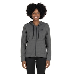 Jaqueta de Moletom Under Armour com Capuz Rival Terry FZ - Feminina - Foto 2