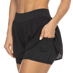 Short 2 em 1 Bolso Interno Feminino Oxer Duplo Laser Cut - Foto 4