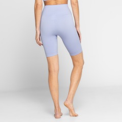 Bermuda Cós Médio Sem Costura Feminina Oxer Sem Costura Yoga - Foto 3