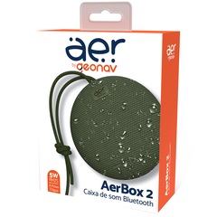 Caixa de Som Bluetooth Aer Geonav Aerbox 2 5W RMS à Prova D'água - Foto 1