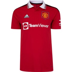 Camisa Manchester United I 22/23 adidas - Masculina - Foto 1