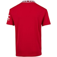 Camisa Polo Manchester United I 22/23 adidas - Infantil - Foto 2