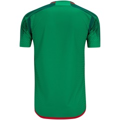 Camisa México I Authentic 22/23 adidas - Masculina - Foto 2