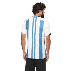 Camisa Argentina I 22 Authentic adidas - Masculina - Foto 3