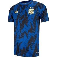 Camisa Pré Jogo Seleção da Argentina 22 adidas - Masculina - Foto 3