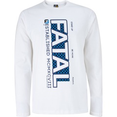 Camiseta Fatal Manga Longa Estampada 27059 - Masculina - Foto 5
