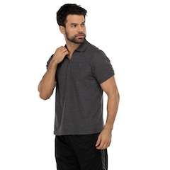 Camisa Polo Oxer Manga Curta Ziper - Masculina - Foto 2
