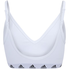 Top Fitness adidas sem Bojo Baixa Sustentação Everyday Suporte Leve - Adulto - Foto 3