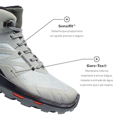 Bota Salomon Outpulse Mid Gtx M Br Pt - Masculina - Foto 4