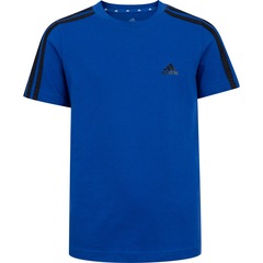 Camiseta adidas Manga Curta 3 Listras - Infantil - Foto 1