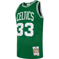 Camiseta Regata Boston Celtics NBA Mitchell & Ness Swingman Road Jersey - Masculina - Foto 7