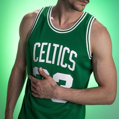 Camiseta Regata Boston Celtics NBA Mitchell & Ness Swingman Road Jersey - Masculina - Foto 11