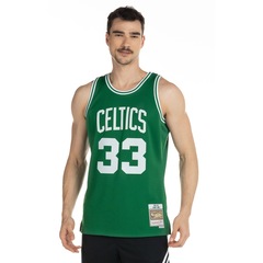 Camiseta Regata Boston Celtics NBA Mitchell & Ness Swingman Road Jersey - Masculina - Foto 2