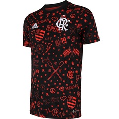 Camisa do Flamengo Pré-Jogo 22 adidas - Masculina - Foto 3