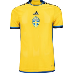 Camisa Seleção da Suécia I 22/23 adidas - Masculina - Foto 1