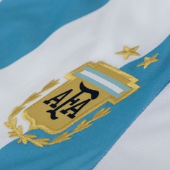 Camisa do Messi Argentina I 10 22 adidas - Infantil - Foto 5
