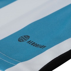Camisa do Messi Argentina I 10 22 adidas - Infantil - Foto 7