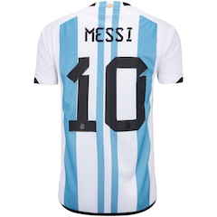 Camisa Argentina I 22 Messi 10 adidas - Masculina - Foto 2