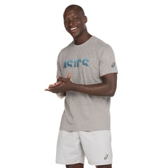 Camiseta ASICS Manga Curta Lic Logo Degradê - Masculina - Foto 3