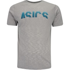 Camiseta ASICS Manga Curta Lic Logo Degradê - Masculina - Foto 6