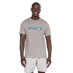 Camiseta ASICS Manga Curta Lic Logo Degradê - Masculina - Foto 2