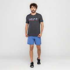 Camiseta ASICS Manga Curta Lic Logo Degradê - Masculina - Foto 5