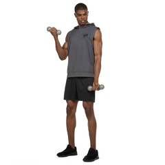 Camiseta Regata Moletinho Masculina Oxer com Capuz - Foto 5