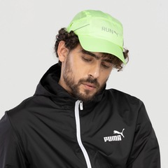 Boné Puma Aba Curva Strapback Lightweight Runner Cap - Adulto - Foto 13