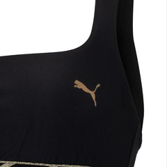 Top Fitness Puma com Bojo Média Sustentação Deco Glam - Adulto - Foto 3