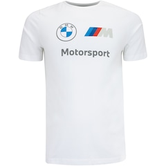 Camiseta Puma Manga Curta BMW Motorsport Essential Logo Tee - Masculina - Foto 7