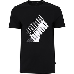 Camiseta Puma Manga Curta Power Logo Tee - Masculina - Foto 6