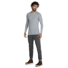 Camiseta Salomon Manga Longa com Proteção Solar Thermo LS - Masculina - Foto 4