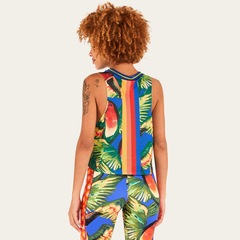 Camiseta Regata Feminina Farm Lic Cropped Maxi Tucanos - Foto 2