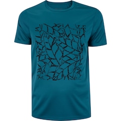 Camiseta Masculina Oxer Manga Curta Cava Tradicional Estampa Floresta - Foto 2
