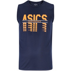 Camiseta Regata Masculina ASICS Logo Performance - Foto 6