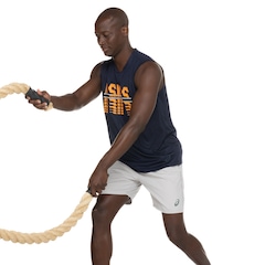 Camiseta Regata Masculina ASICS Logo Performance - Foto 8