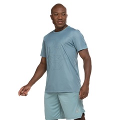 Camiseta ASICS Manga Curta Triangles - Masculina - Foto 4