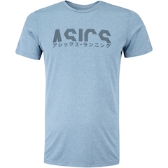 Camiseta ASICS Manga Curta Fugi - Masculina - Foto 1