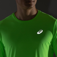 Camiseta Masculina ASICS Manga Longa com Proteção UV Leve - Foto 4