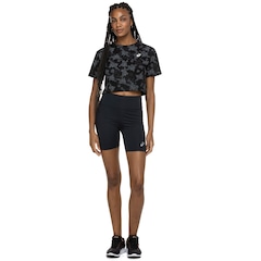Blusa Feminina Manga Curta Cropped ASICS Full Print - Foto 7
