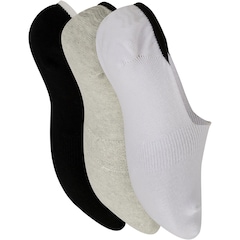 Kit de Meias Olympikus Ultra Invisível com 3 Pares - Adulto - Foto 2