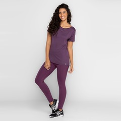 Camiseta Cava Tradicional Básica Manga Curta Oxer Jogging III - Feminina - Foto 4