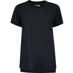Camiseta Respirável Cava Tradicional Oxer Manga Curta com Abertura Lateral - Feminina - Foto 5