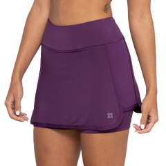 Short Saia Feminino Oxer com Mesh Lateral - Foto 1