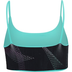 Top Fitness Oxer sem Bojo Baixa Sustentação Reversível Estampado - Adulto - Foto 4