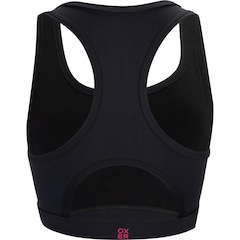 Top Fitness Oxer Sem Bojo Baixa Sustentação Color Block - Adulto - Foto 2